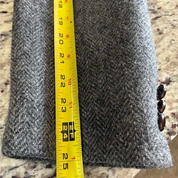 Brooks Brothers Fitzgerald Harris Tweed black herringbone jacket 44L - Picture 12 of 12